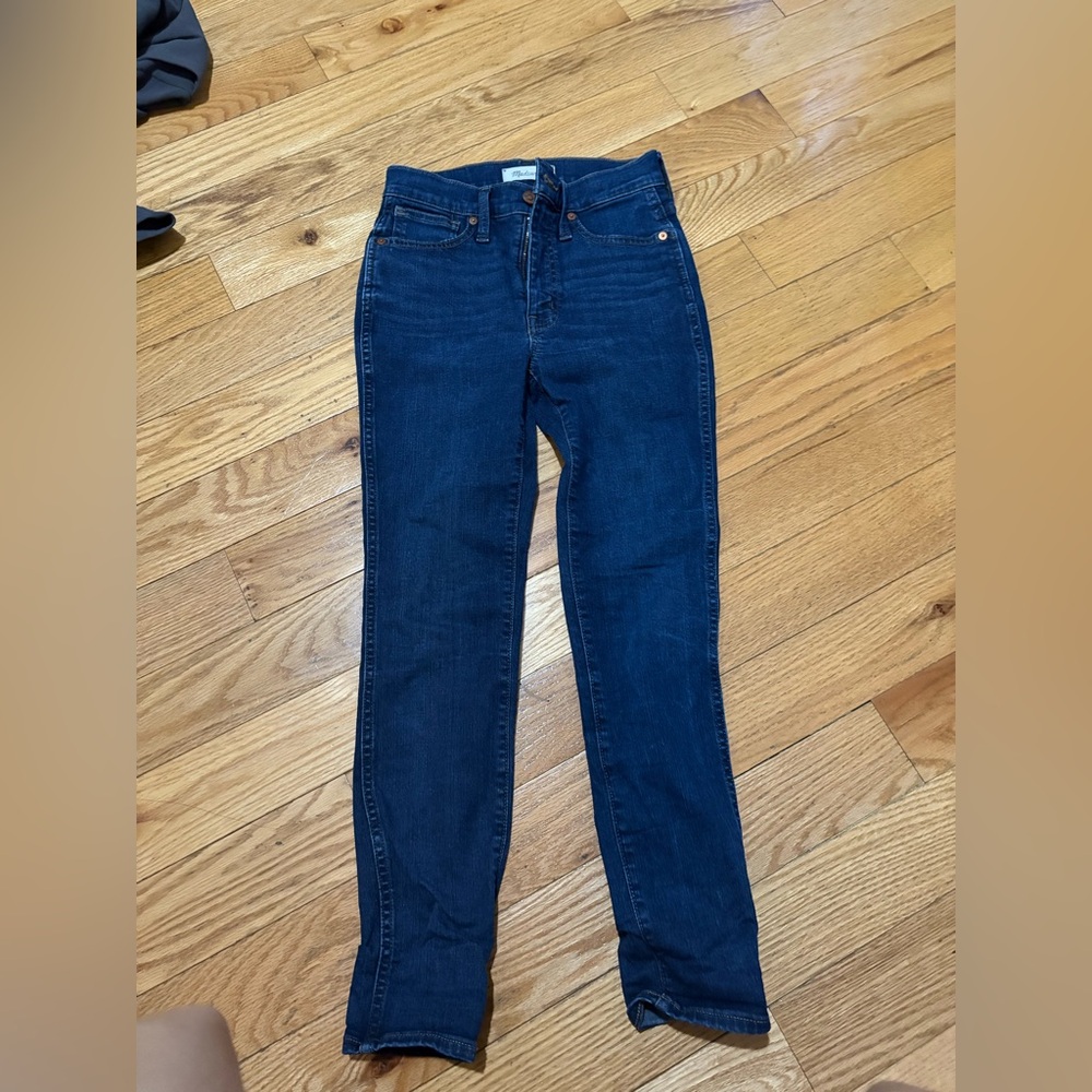 Madewell Blue Skinny Jeans High-Waisted